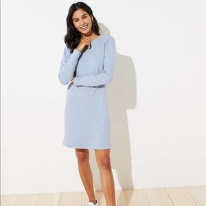 Loft Puff Sleeve Shirtsleeve Dress